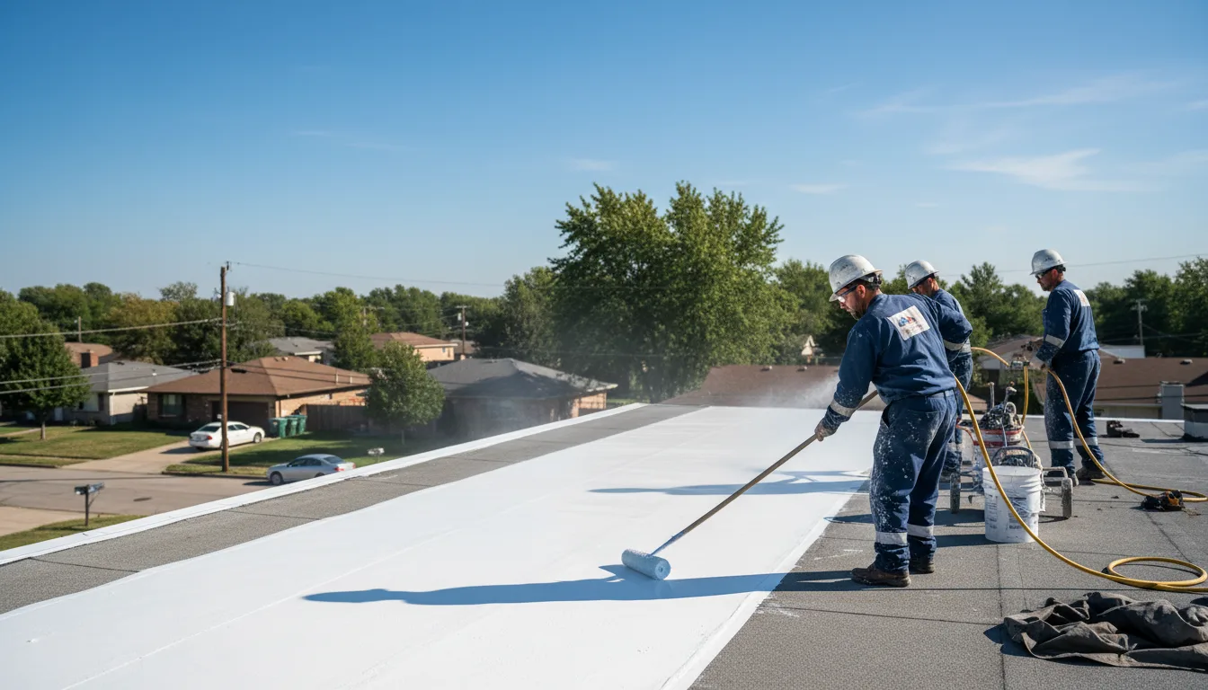 Commercial roof coating in Barnsdall, OK near me